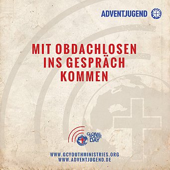 Gespräch mit Obdachlosen